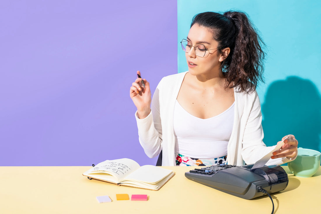 A woman counting finances with dynamic pricing
